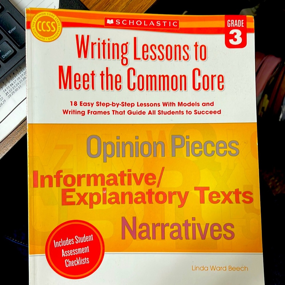 Writing Lessons to Meer the Common Core Grade 3